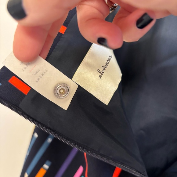 Elevenses Multicolor Rainbow Pencil Print Skirt - Picture 10 of 12